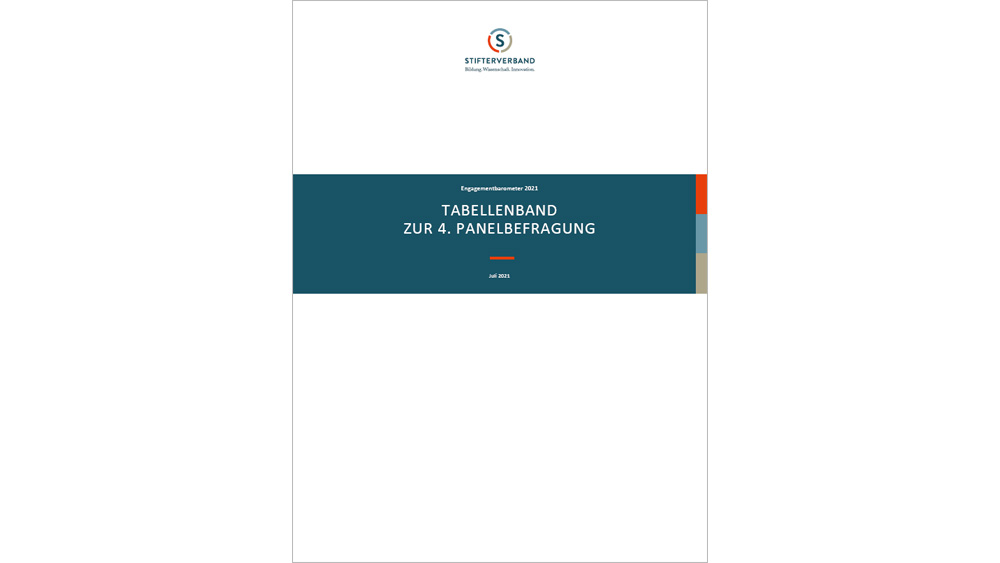 Engagement-Barometer - Tabellenband zur 4. Panelbefragung (Cover)