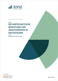 Die wirtschaftliche Bedeutung von Amateurmusik in Deutschland (Cover der Studie)