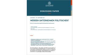 Werden Unternehmen politischer? (Cover)