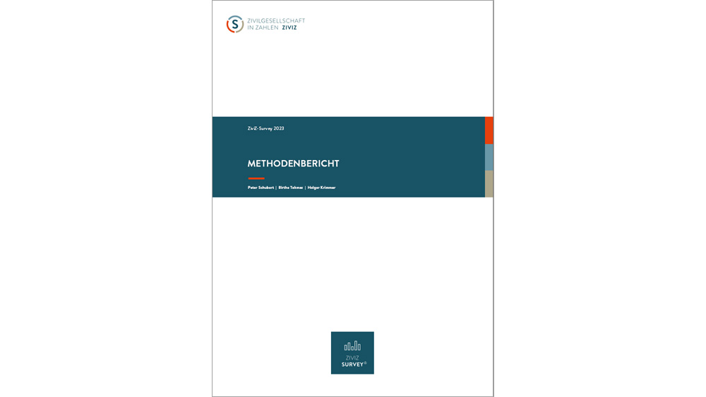 ZiviZ-Survey 2023: Methodenbericht (Cover)